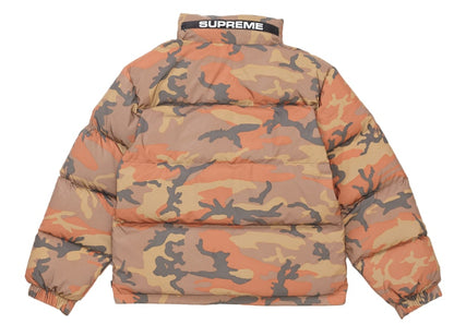 Supreme Reflective Camo Down Jacket Orange Camo