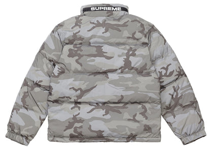 Supreme Reflective Camo Down Jacket Snow Camo
