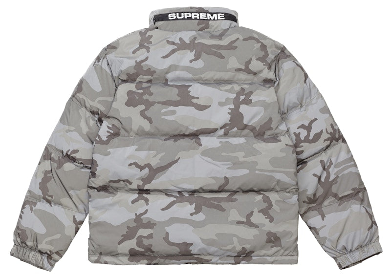 Supreme Reflective Camo Down Jacket Snow Camo