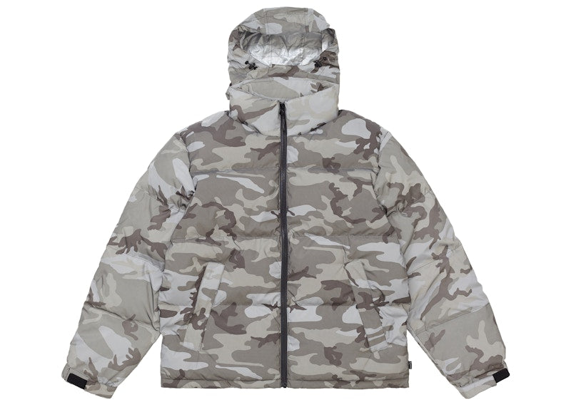 Supreme Reflective Camo Down Jacket Snow Camo