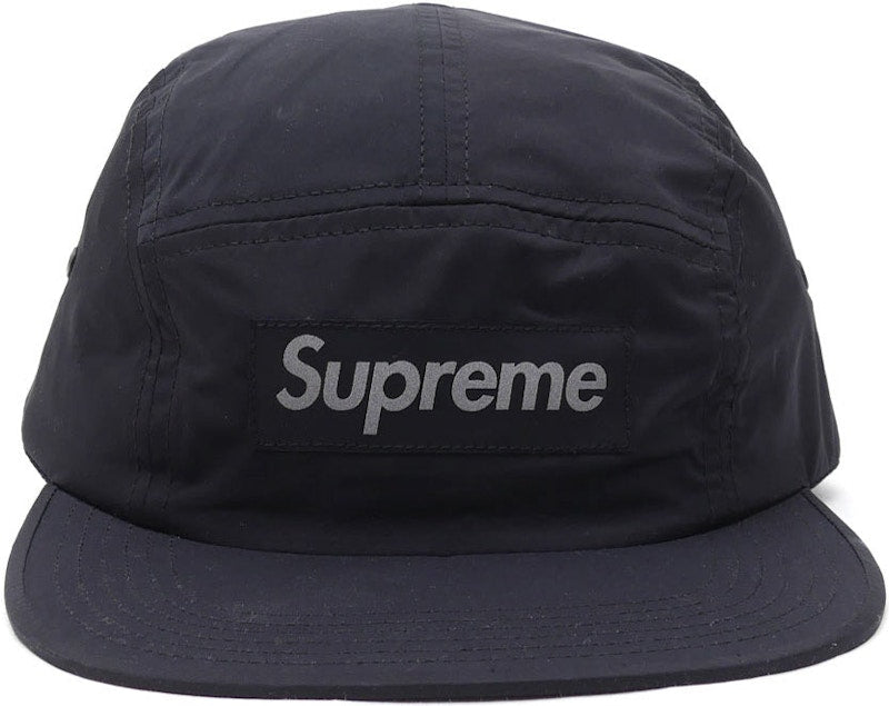 Supreme Reflective Camp Cap Black