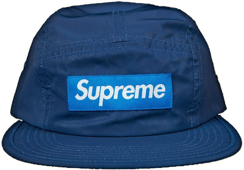 Supreme Reflective Camp Cap Blue