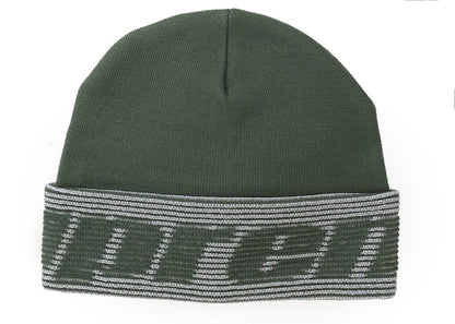 Supreme Reflective Jacquard Beanie Dark Green