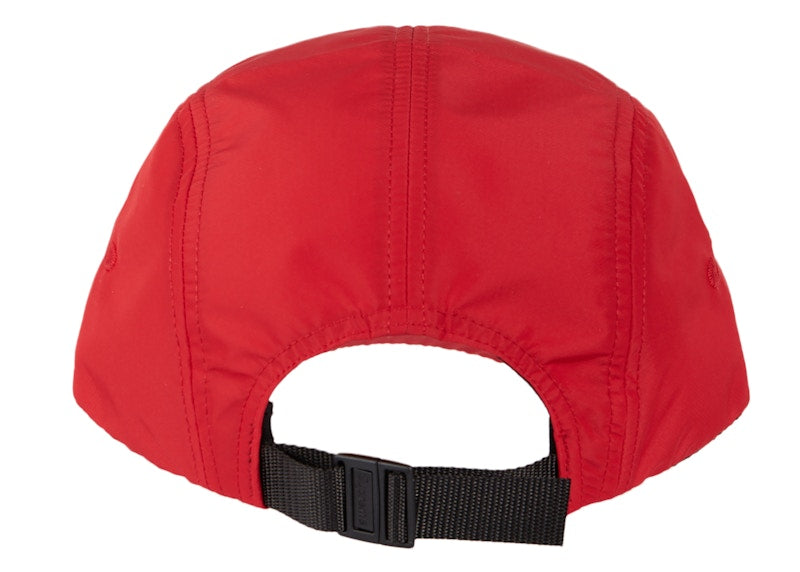 Supreme Reflective Jacquard Logo Camp Cap (FW22) Red