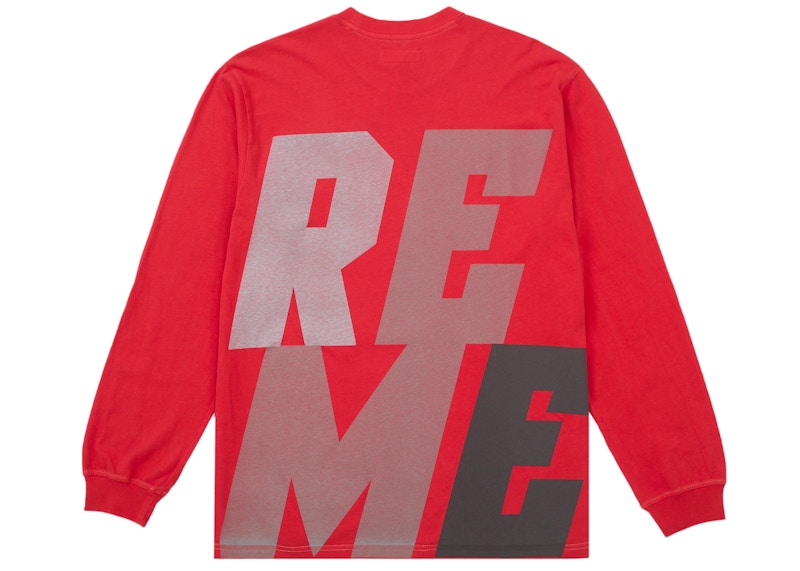 Supreme Reflective L/S Top Red