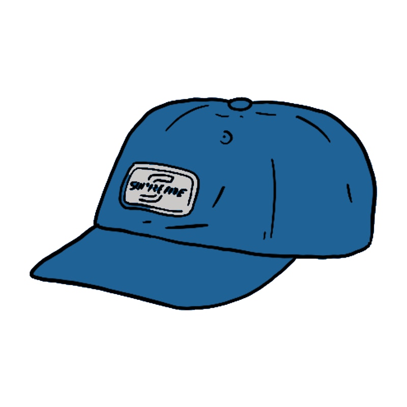 Supreme Reflective Patch 6-Panel Blue