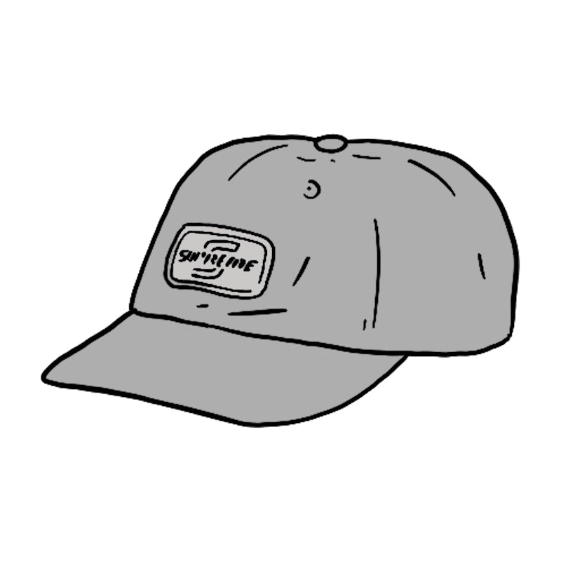 Supreme Reflective Patch 6-Panel Silver