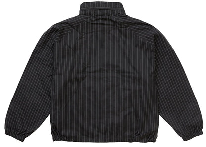 Supreme Reflective Pinstripe Track Jacket Black