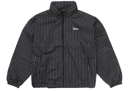 Supreme Reflective Pinstripe Track Jacket Black