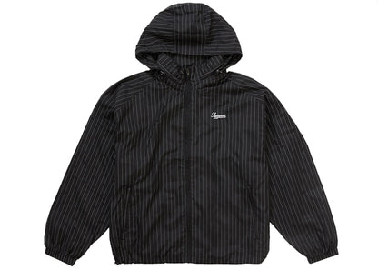 Supreme Reflective Pinstripe Track Jacket Black