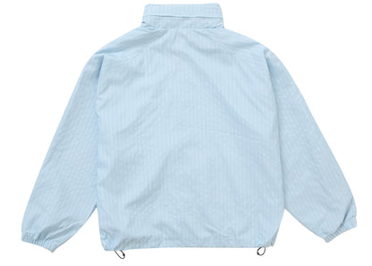 Supreme Reflective Pinstripe Track Jacket Light Blue
