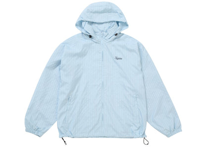 Supreme Reflective Pinstripe Track Jacket Light Blue