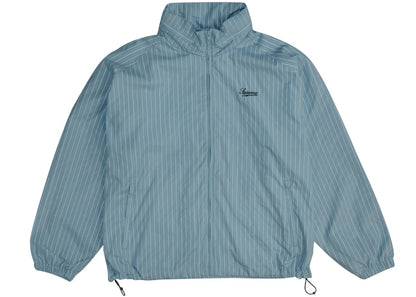 Supreme Reflective Pinstripe Track Jacket Light Blue