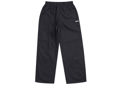 Supreme Reflective Pinstripe Track Pant Black