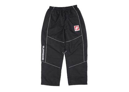 Supreme Reflective Piping Track Pant Black