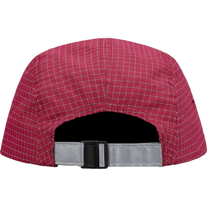 Supreme Reflective Ripstop Camp Cap Cranberry