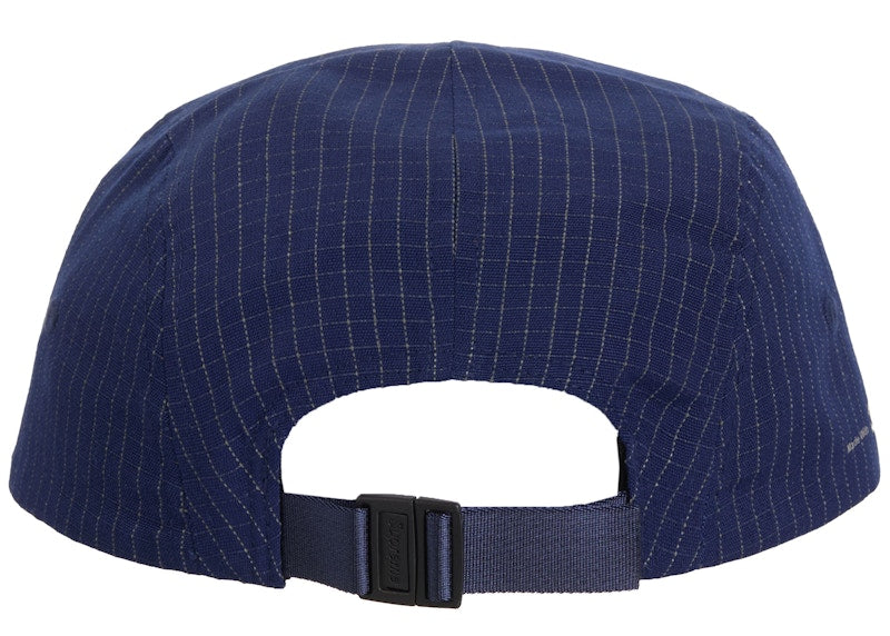 Supreme Reflective Ripstop Camp Cap (SS24) Navy