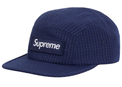 Supreme Reflective Ripstop Camp Cap (SS24) Navy