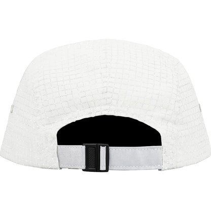 Supreme Reflective Ripstop Camp Cap White