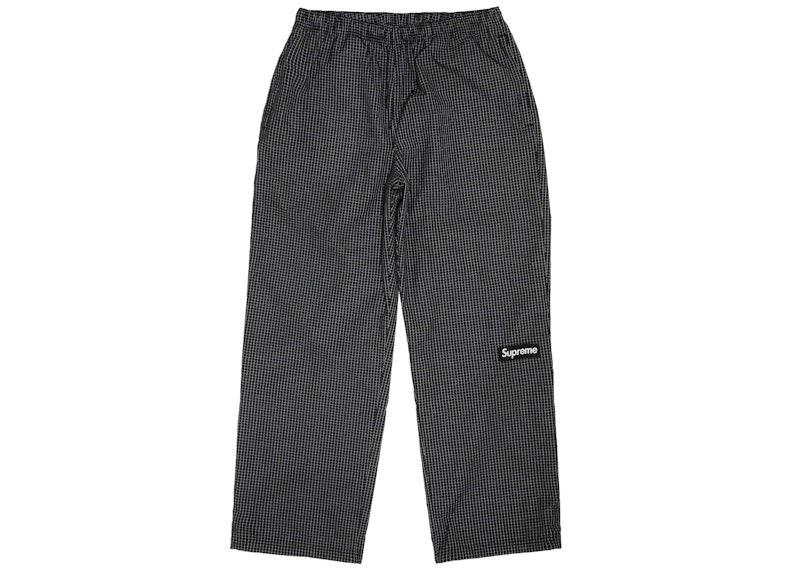 Supreme Reflective Ripstop Track Pant Black