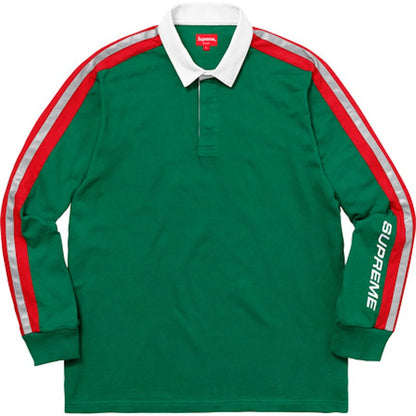Supreme Reflective Sleeve Stripe Rugby Green