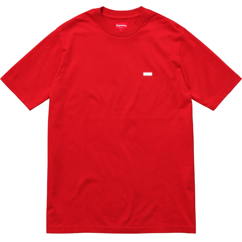 Supreme Reflective Small Box Tee Red