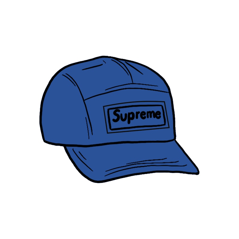 Supreme Reflective Speckled Camp Cap Royal