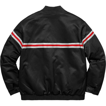 Supreme Reflective Stripe Work Jacket Black