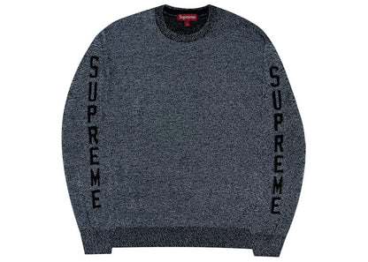 Supreme Reflective Sweater Black