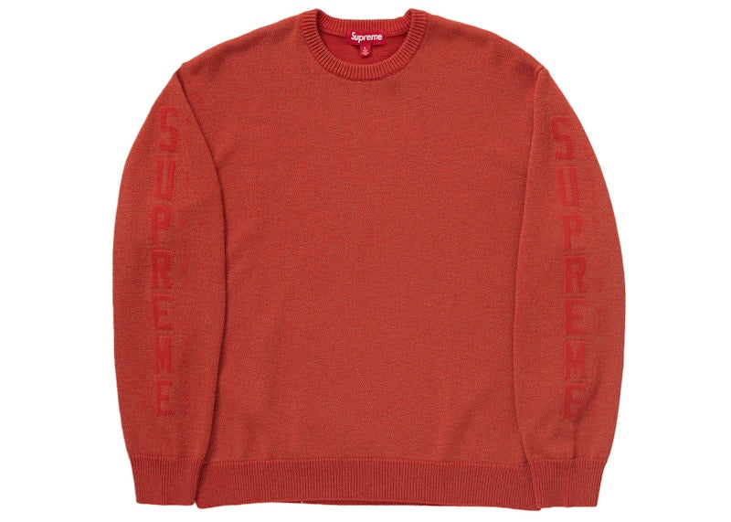 Supreme Reflective Sweater Orange