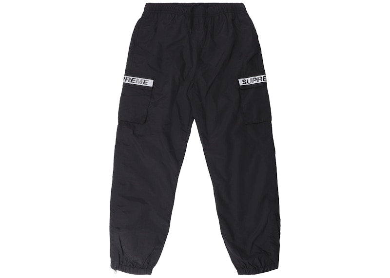 Supreme Reflective Taping Cargo Pant Black