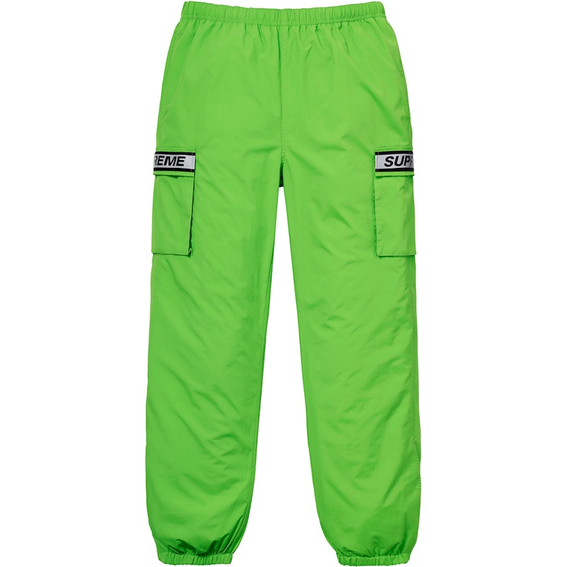Supreme Reflective Taping Cargo Pant Green
