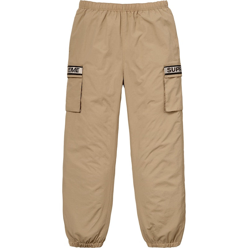 Supreme Reflective Taping Cargo Pant Tan