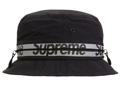 Supreme Reflective Zip Crusher Black