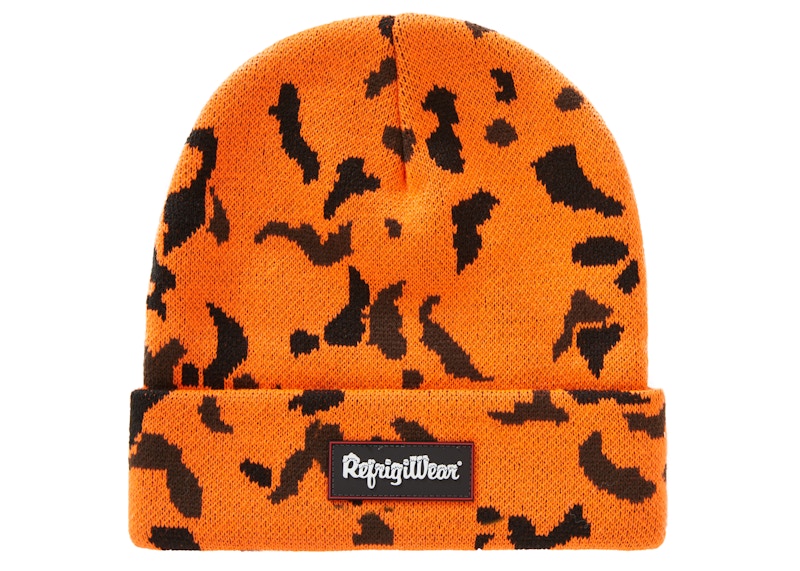 Supreme RefrigiWear Beanie Orange Camo