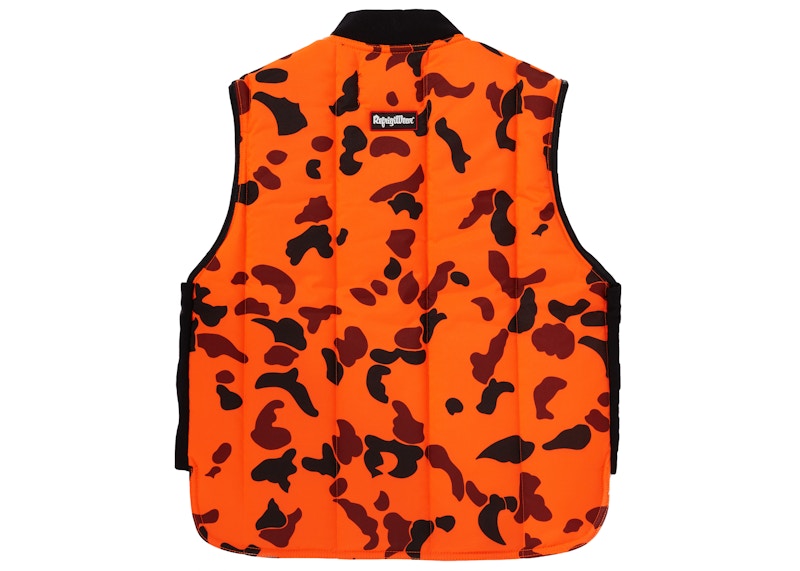 Supreme RefrigiWear Insulated Iron-Tuff Vest Orange Camo