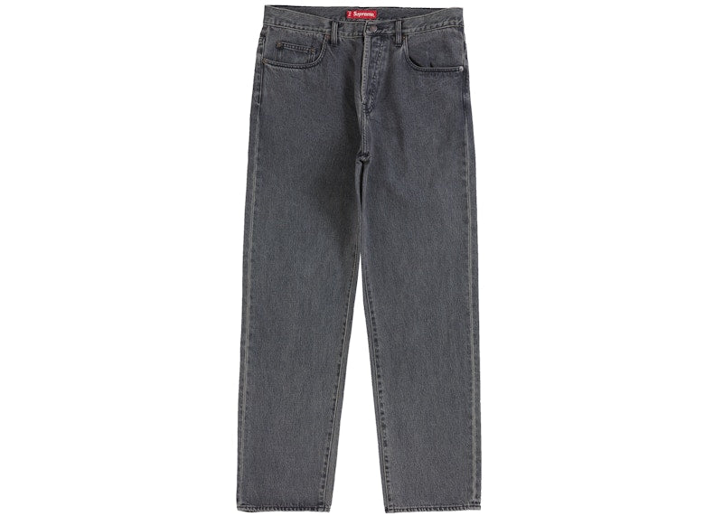 Supreme Regular Jean (FW20) Washed Black
