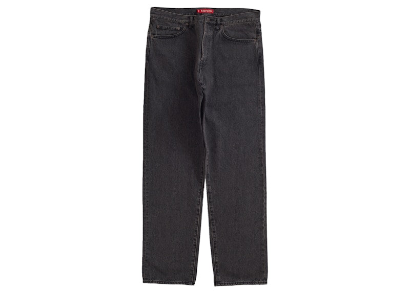 Supreme Regular Jean (SS23) Washed Black
