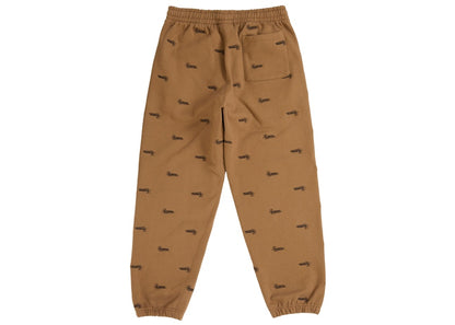 Supreme Repeat Script Sweatpant Brown