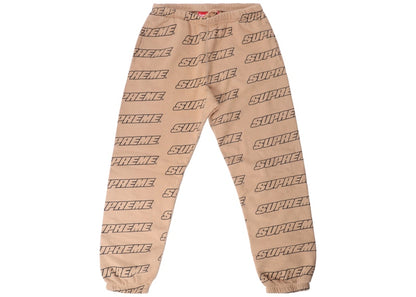 Supreme Repeat Sweatpant Light Brown