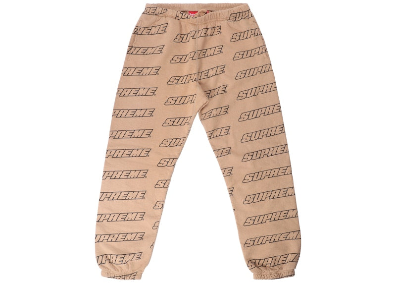 Supreme Repeat Sweatpant Light Brown