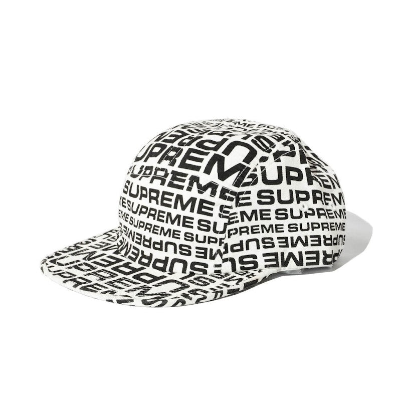 Supreme Repeater Camp Cap White