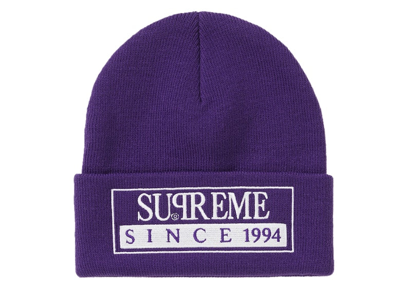 Supreme Reserved Beanie Purple