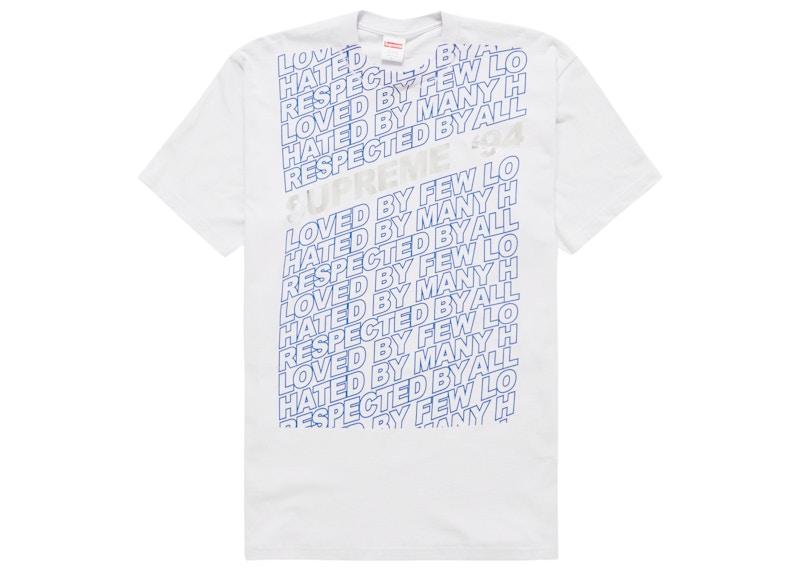 Supreme Respected Tee Pale Blue