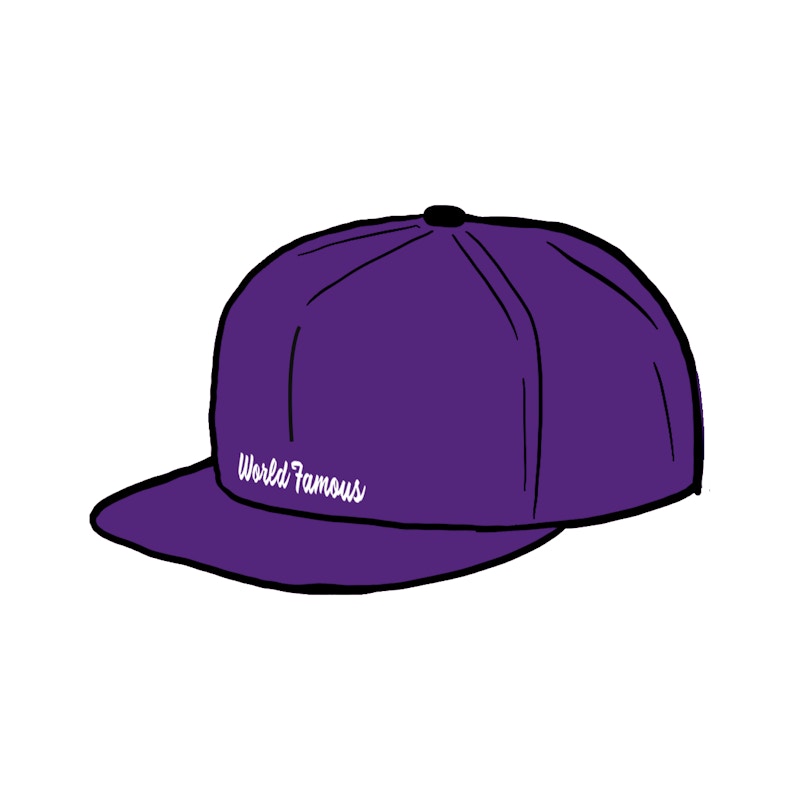 Supreme Reverse Box Logo New Era Purple