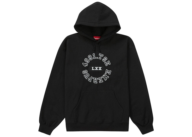 Supreme Reverse Hooded Sweatshirt Black