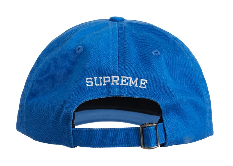Supreme Reverse Logo 6-Panel Royal