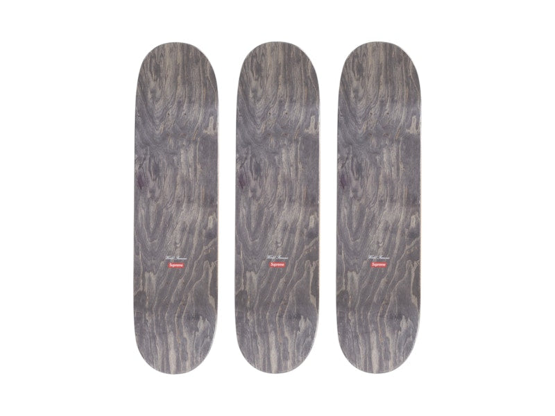 Supreme Reverse Skateboard Deck Set Multicolor