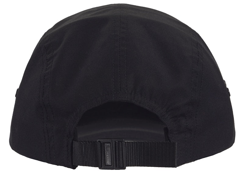 Supreme Reversed Label Camp Cap Black