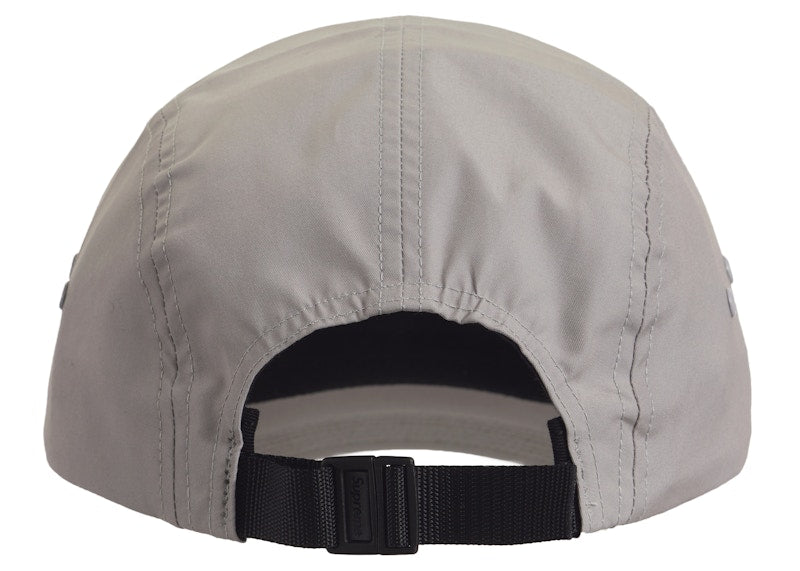 Supreme Reversed Label Camp Cap Grey